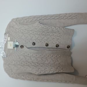 Anthropologie| Maeve XS button down chunky knit cardigan